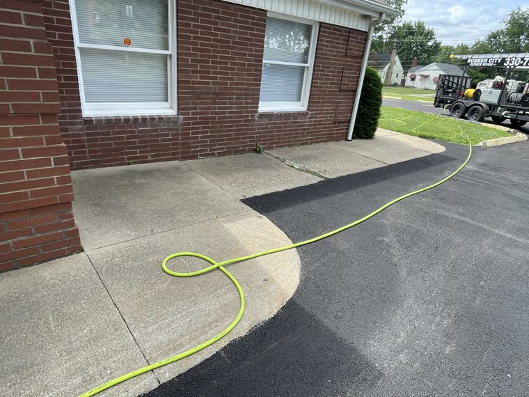 Commercial exterior cleaning photo by Rubber City Power Wash