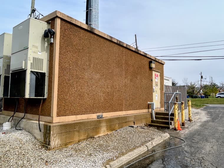 Finished graffiti removal job in Northeast Ohio