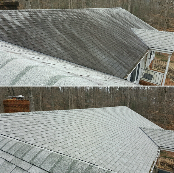 Soft Wash Roof Washing